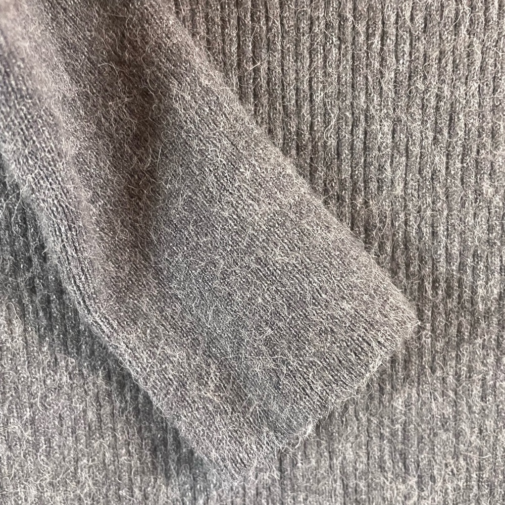 Leith Gray Knit Surplice Top Dress Sz XXS - Picture 11 of 12